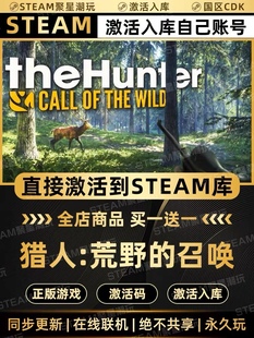 Steam正版【猎人荒野的召唤】国区CDKEY激活入库全DLC激活码CDK