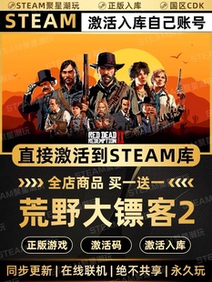 国区CDKEY激活码 全DLC入库CDK大表哥2 荒野大镖客2 Steam正版