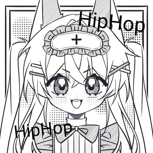 少女黑白漫画头线稿头像人设定制动漫二次元卡通游戏手绘白菜价