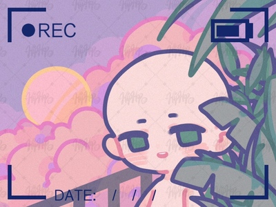 半月模板自设约稿定制头像动漫日系二次元卡通手绘约稿白菜价