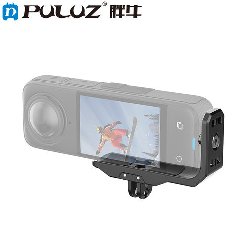 PULUZ胖牛适用Insta360X5/X4横竖拍快拆支架运动相机磁吸拓展
