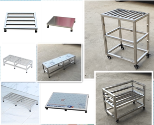 定制不锈钢托架米面防潮架鱼缸架子垫高底座汤桶架花盆底座货柜架