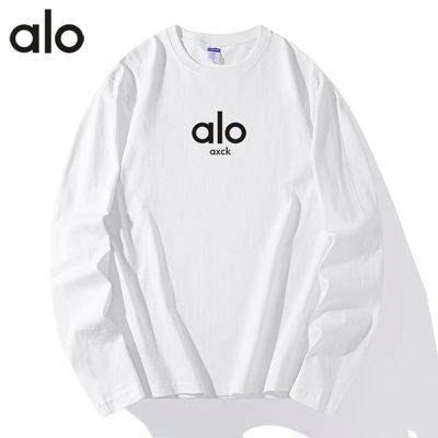 ALO潮牌美式重磅T纯色打底衫