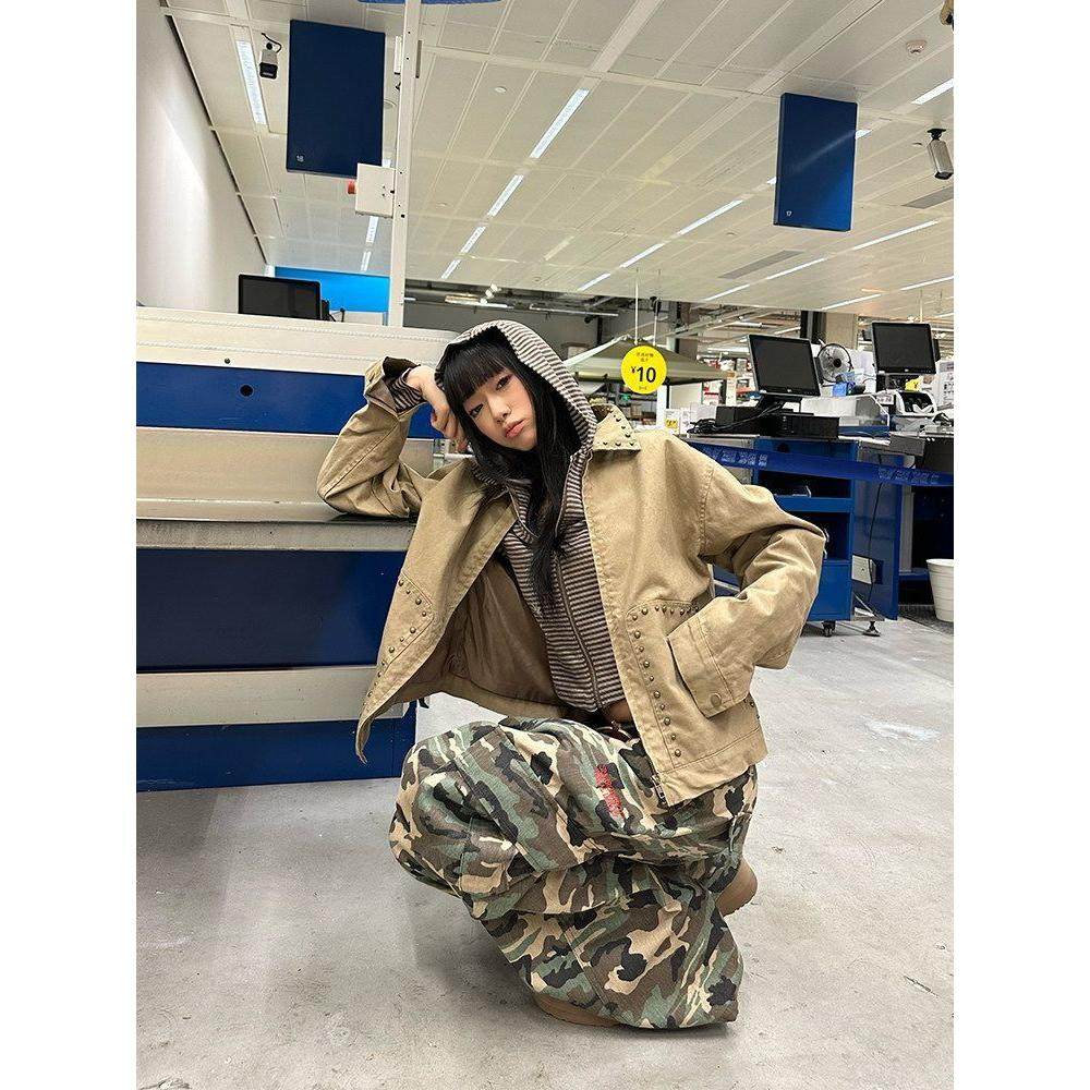 2025春秋痞帅外套男ins高街潮牌港风日系原宿风韩版潮流宽松夹克,男装,夹克,淘宝优惠券,粉丝福利购,淘宝优惠卷