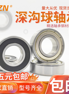 深沟球轴承16100 16101 16001 16002 16003 16004 16005 16006 ZZ