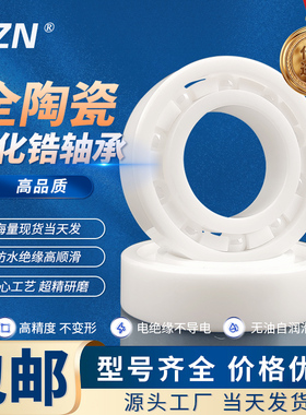 氧化锆全陶瓷轴承6200 6201 6202 6203 6204 6205 6206 6207 6208