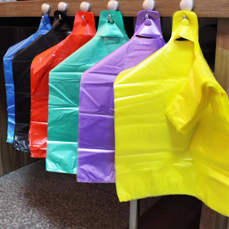 加厚背心式垃圾袋厨房家用手提马甲袋一次性塑料袋现货直发包邮有