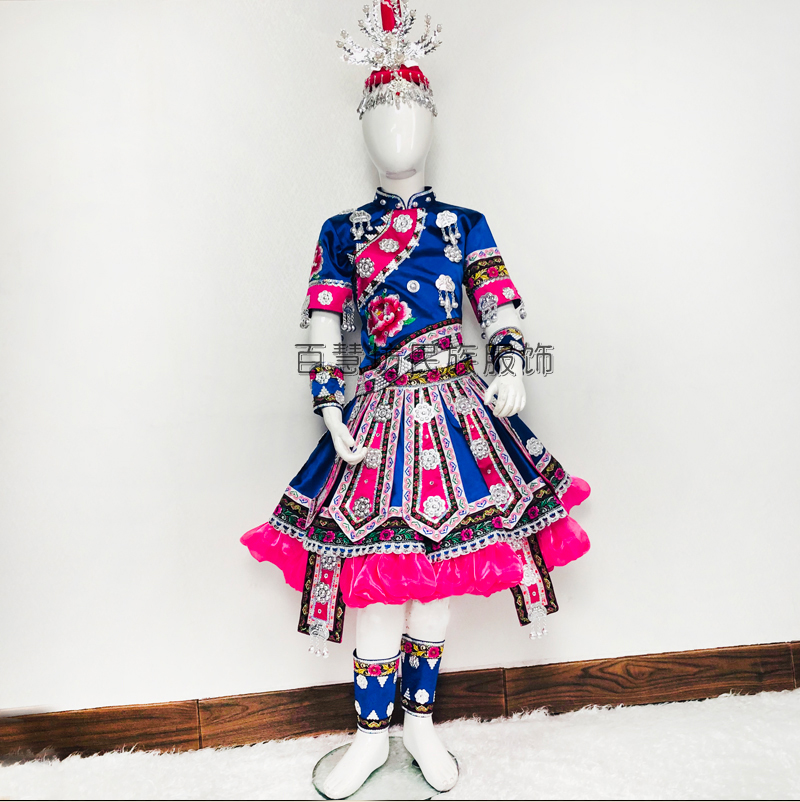 少数民族演出服独唱蓬蓬服装