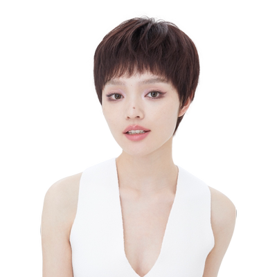 瑞贝卡假发真发时尚头套