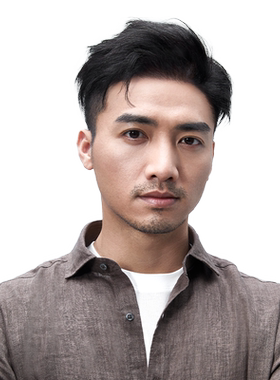 瑞贝卡男士假发片全真发全手织