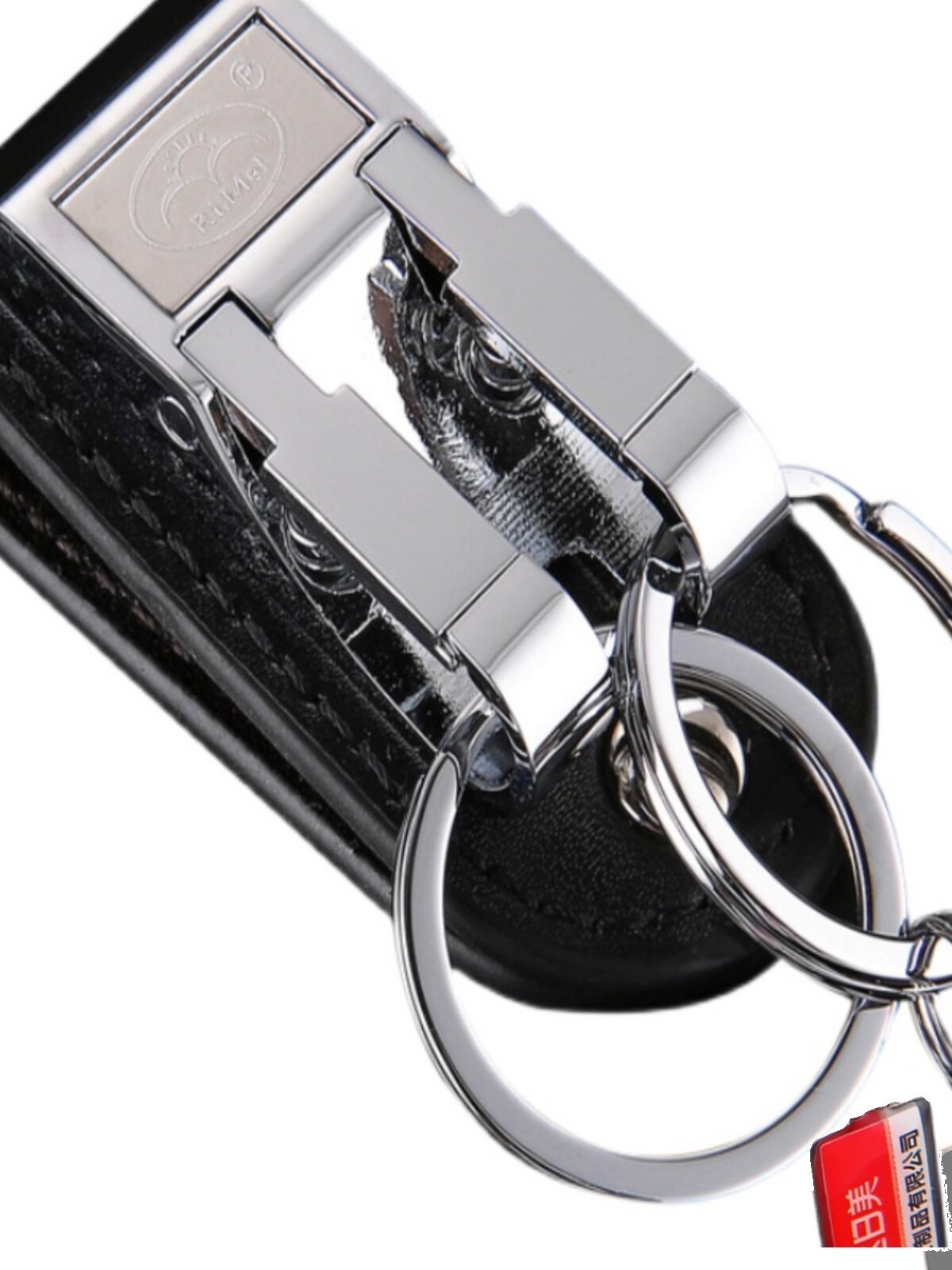 JAPANESE AND AMERICAN KEYCHAINS MENS STAINLESS STEEL WEAR BELT KEYCHAINS HIGH-GRADE HANGING BELTS CREATIVE CAR KEYCHAIN PENDANTS