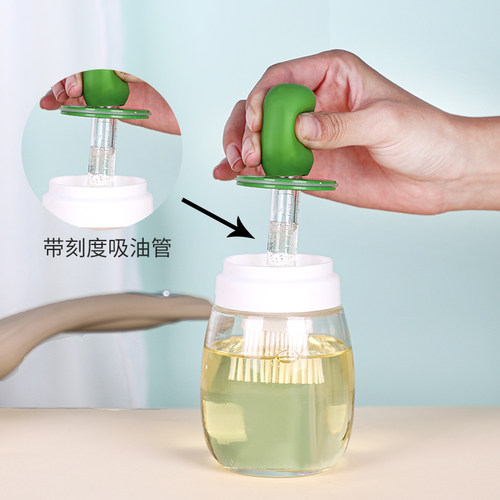 批发胖胖油瓶大口可控刷油瓶烧烤电饼铛刷油瓶家用可控油壶