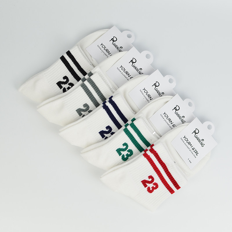 韩国ins袜子女潮中筒白色运动女生短袜韩版双杠夏天滑板街头潮牌,女士内衣/男士内衣/家居服,中筒袜,淘宝优惠券,粉丝福利购,淘宝优惠卷