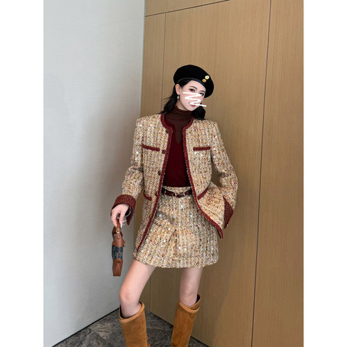 NancyCavally璀璨小香/短裙套装