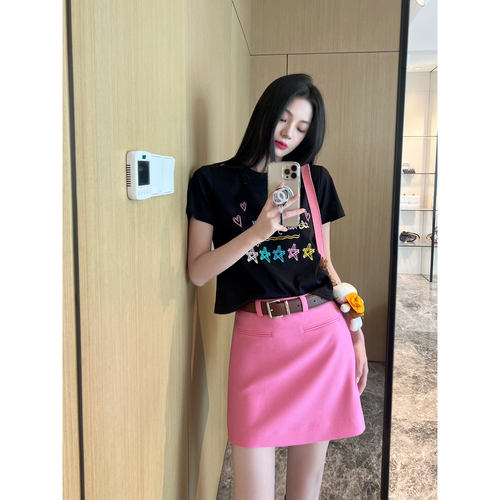 NancyCavally萬针幻彩星星刺绣T