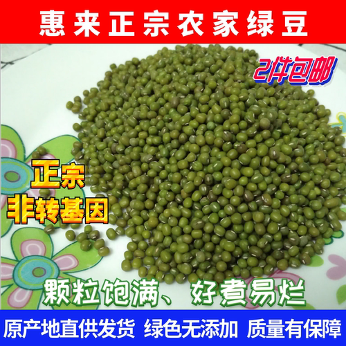 潮汕特产惠来农家自种绿豆500g新鲜正宗小绿豆非转基因粽子绿豆汤