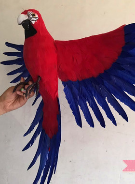 仿真鹦鹉园林影视拍摄道具摆件