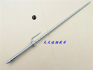 武术钢鞭不锈钢双鞭双手鞭竹节鞭望山鞭实心鞭一体长鞭硬鞭双锏