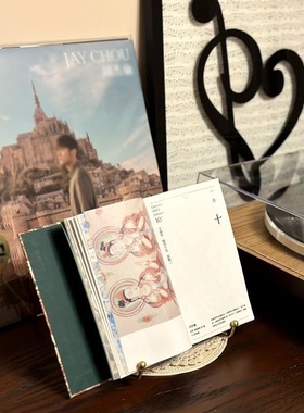 故宫日历支架2025年敦煌台历架子复古高颜值阅读架相框摆台展示架