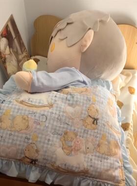 棉花娃娃的床40cm娃床公仔过家家小床家具用品30cm娃屋家居床木质