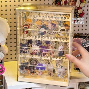 首饰架子 钥匙扣收纳架抽拉挂件饰品展示盒手链挂架防缠绕放耳环