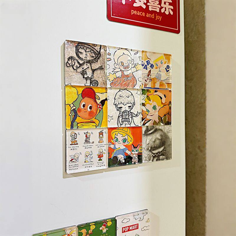 冰箱贴亚克力diy自制材料包厨房冰箱饰品盲盒装饰画卡通保护壳子,家居饰品,冰箱贴,淘宝优惠券,粉丝福利购,淘宝优惠卷