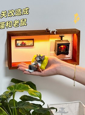 开关装饰墙贴边框套猫和老鼠
