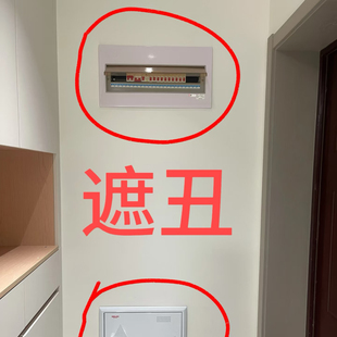 饰画配电箱遮挡挂画家用2025新款 电表箱装 免打孔美化墙面遮丑简约