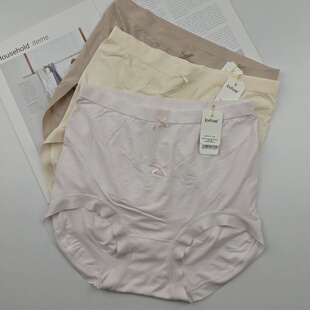 佳妮拉丝内裤女士春夏薄款大码无缝高腰包臀三角裤头柔软透气2360