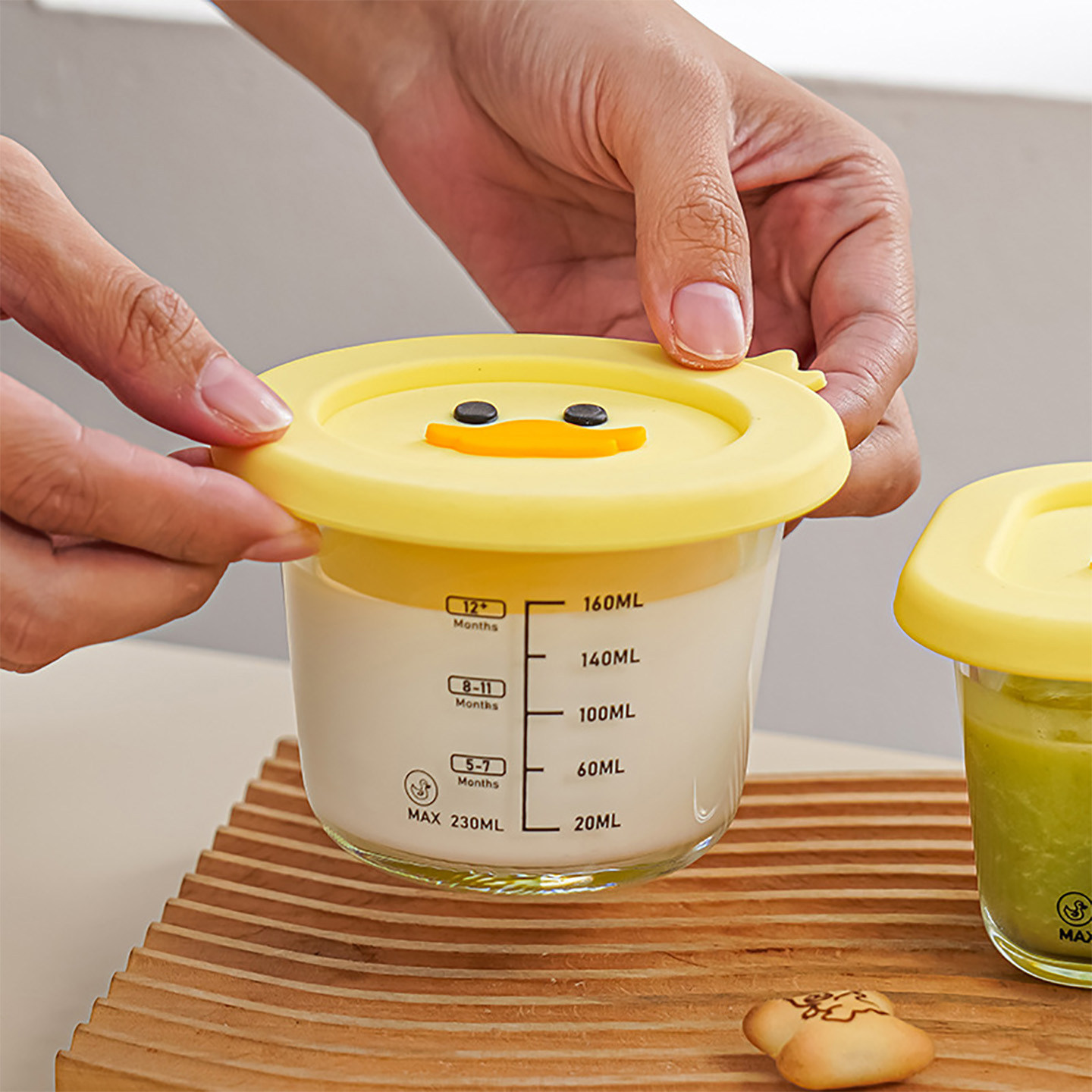 玻璃奶缸量杯牛奶杯可微波炉加热带盖子倒咖啡的奶盅带刻度的杯子