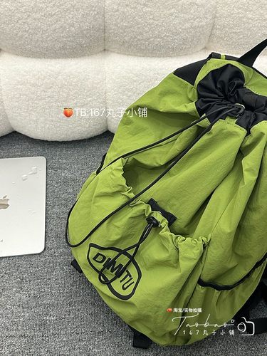 轻便款！男女生束口抽绳双肩包