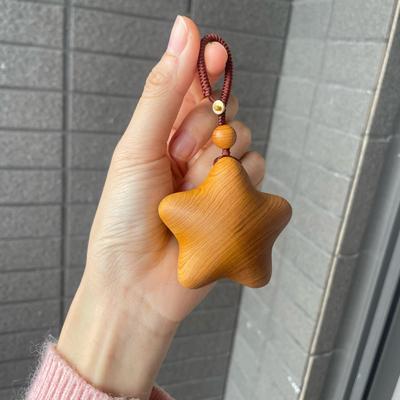 天然陈化老料崖柏木雕星