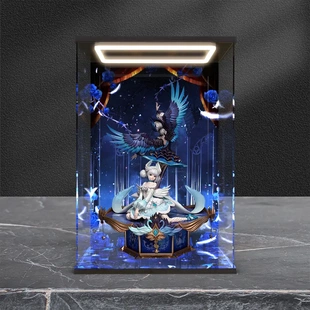 适用王者荣耀入梦系列Myethos天鹅之梦小乔手办回灯亚克力收纳盒