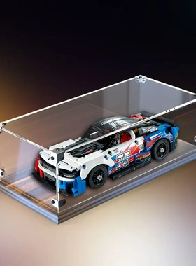 亚克力展示盒适用42153雪佛兰科迈罗赛车拼装玩具木质防尘罩