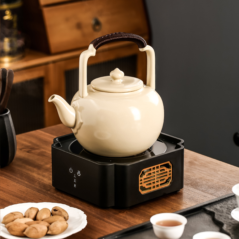 苏打釉陶壶烧水壶煮茶壶家用陶瓷