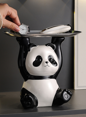 入户进门口玄关放钥匙置物架收纳摆件轻奢高档鞋柜装饰品玄幻锁匙