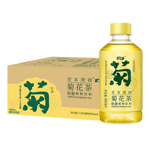 怡宝菊花茶饮料300ml瓶装炖梨