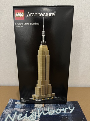 LEGO乐高 21046 世界著名建筑系列 帝国大厦 积木益智拼搭玩具