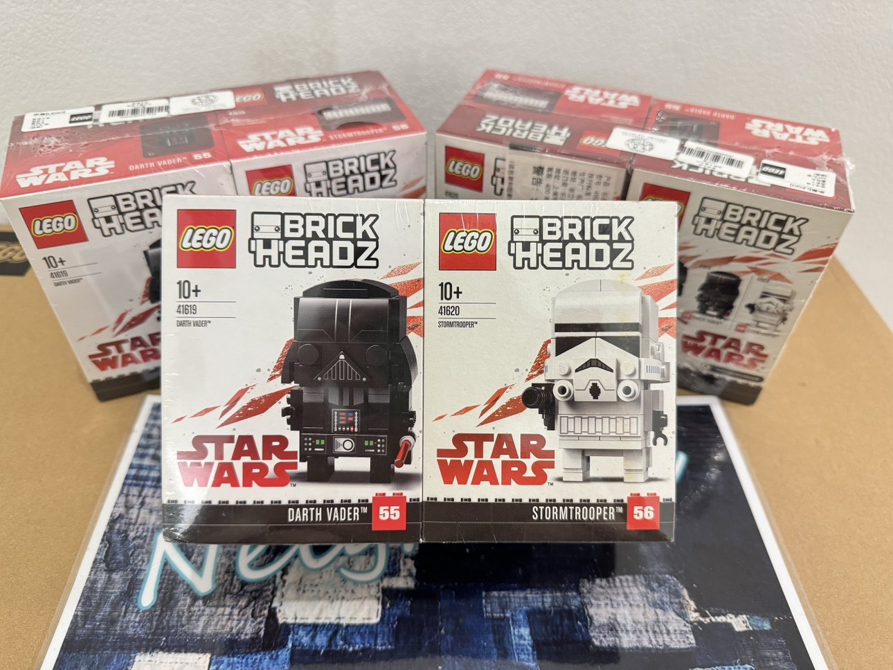 LEGO乐高41619 41620星球大战方头仔 白兵黑兵达斯维德积木玩具