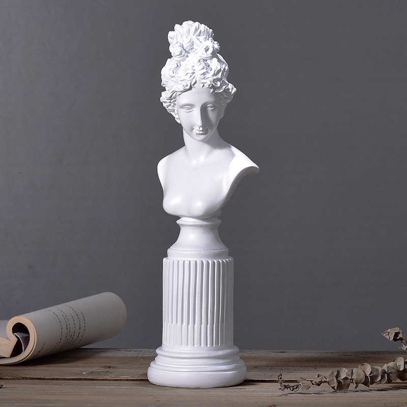 大卫人体石膏头像雕像摆件家居书房装饰品艺术品美术素描人物摆设