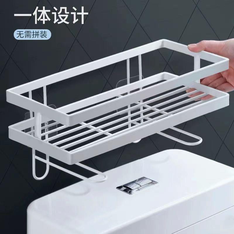 放马桶上方水箱的架子厕所卫生间植物置物支架坐便器各种收纳神器