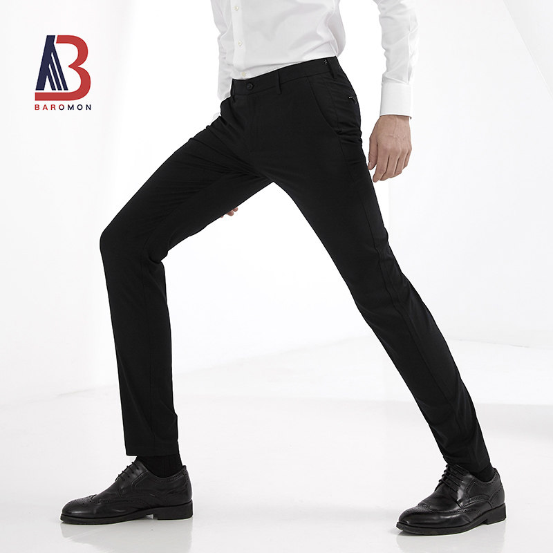 BAROMON/培罗蒙春季男士长裤男裤商务西裤休闲裤修身线条纹裤子在类目 男装, 休闲裤中 - 来自Buy2taobao.com提供专业的淘宝代购服务