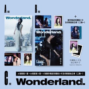 套装 晨刊Wonderland.杂志2025年十二月闭年刊 12月 2随1 1张复刻拍立得 赠1张小卡 B版 ：A 陈都灵封面C版 新视线 计入销量
