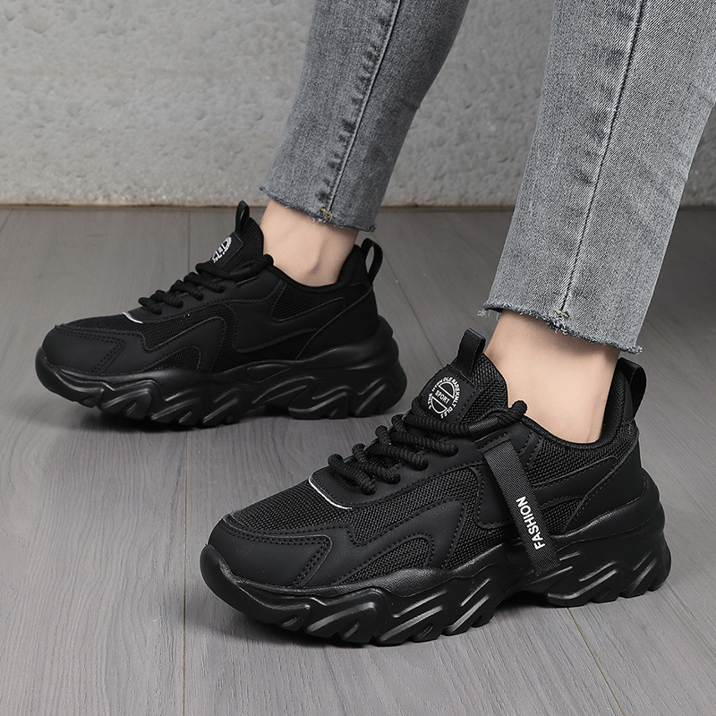 回利迈透气新款老爹鞋女鞋防滑耐磨运动鞋