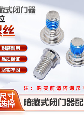 暗藏式闭门器螺丝隐藏式五金配件