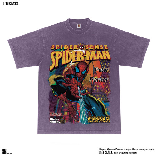 蜘蛛侠Spider-Man美式短袖T恤