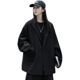 黑色西装外套女设计感小众秋季新款韩版通勤oversize宽松西服休闲，男装西服套装，星座710