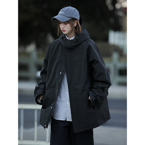 2025春夏新款连帽冲锋衣男女潮牌工装夹克XZ710-cfy01P128图片