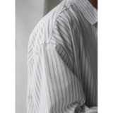 条纹休闲衬衫男秋季宽松长袖衬衣韩版潮流翻领上衣XZ710-803P50，男装衬衫，星座710