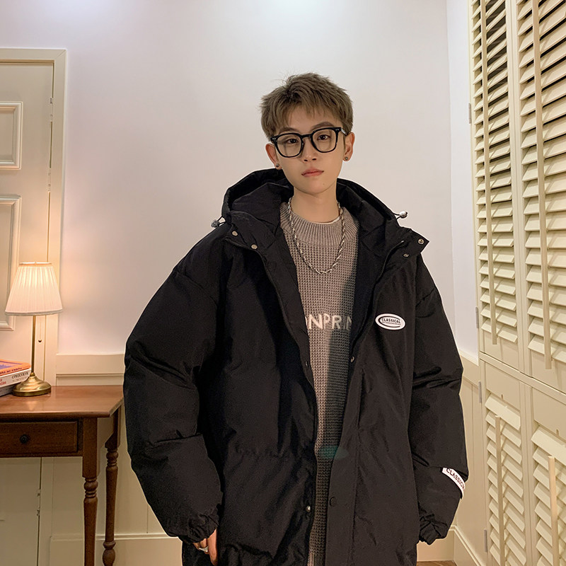 棉衣男士冬季青少年加厚棉袄子外套学生宽松潮牌面包棉服MY01P88,男装棉衣,星座710